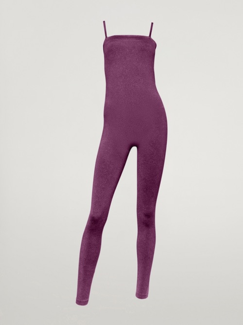 Wolford Shiny Jumpsuit Catsuit Color: Mineral Red / Pink Size M